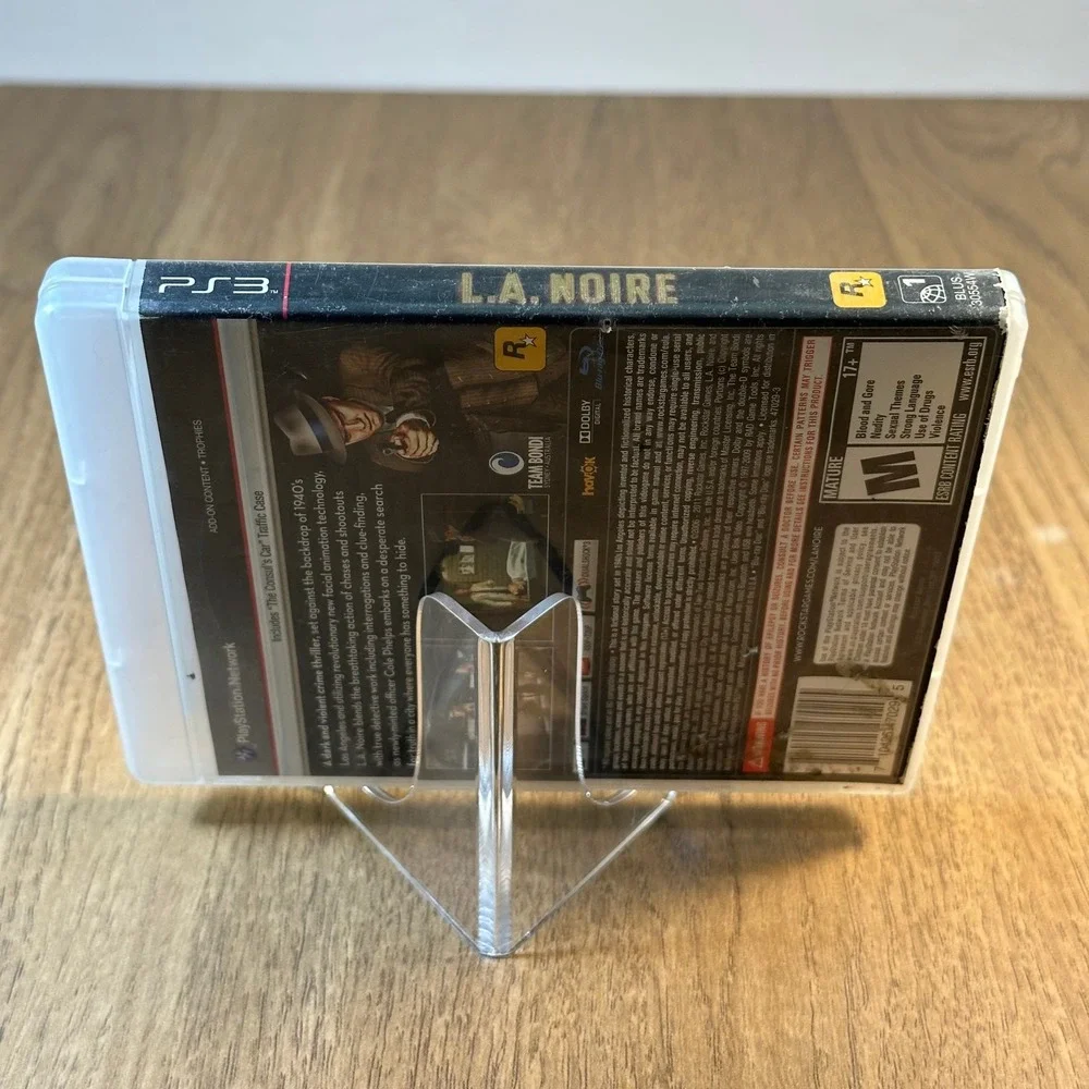 Rockstar Games L.A. Noire PS3 Sony PlayStation 3 Good Condition Action Thriller - Picture 6 of 8